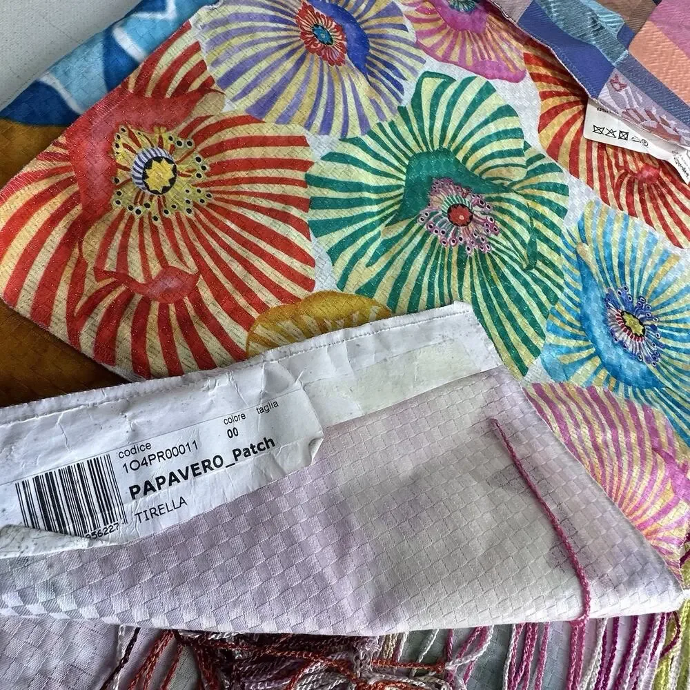 Missoni Home Hanging Bright Geometric Floral Fabric Sample